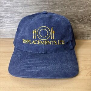 Vintage Replacements Ltd Hat Cap Strap Back Blue Embroidered Mens